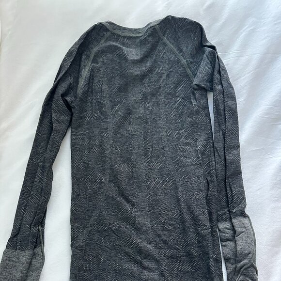 Lululemon Swiftly Long Sleeve Green/Gray Size 2 - Picture 1 of 2
